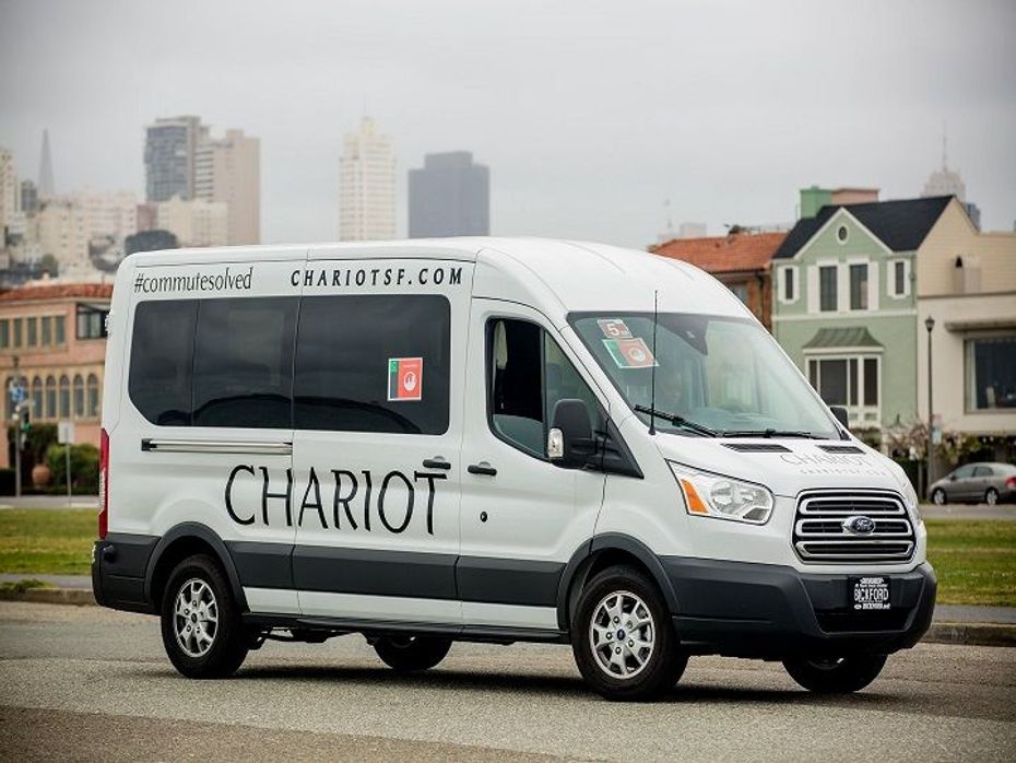 Chariot makes use of Ford Transit vehicles