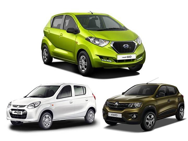 Datsun Redi-go, Alto 800 and Renault Kwid