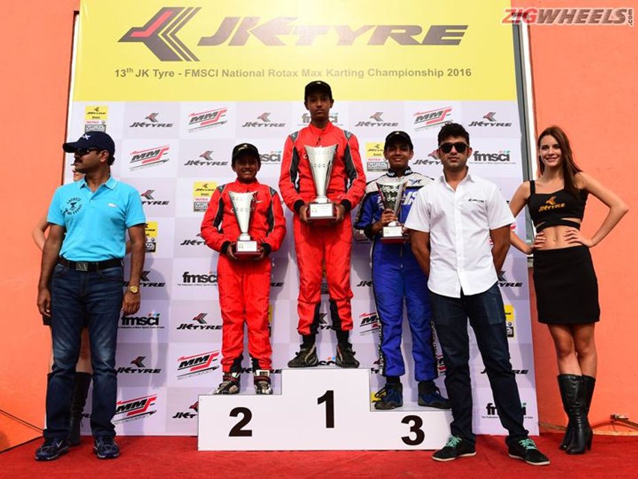 Manav Sharma wins the Junior Max category