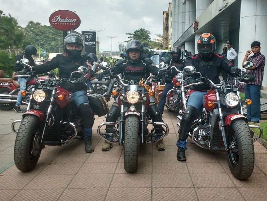 Indian Motorcycle Riders Group National Ride Flagged Off