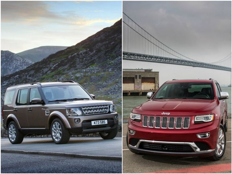 Jeep Grand Cherokee and Land Rover Discovery: Spec Comparo