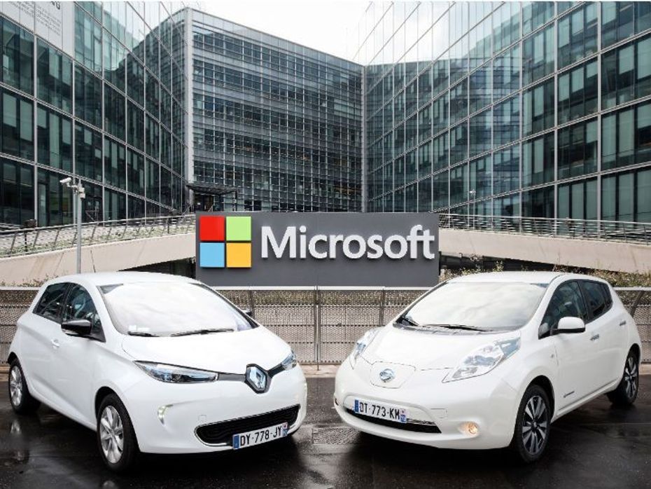 Renault-Nissan And Microsoft Collaborate