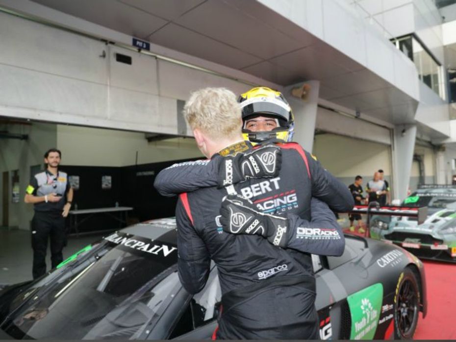 Aditya Patel & Mitchell Gilbert In Blancpain GT Series Asia