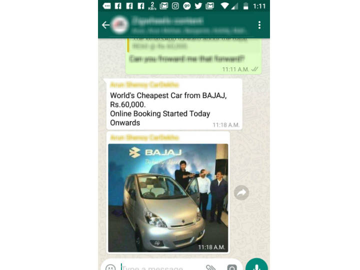 bajaj car sale