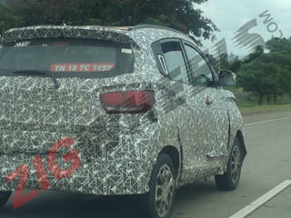 Mahindra KUV100 Facelift Spotted Testing