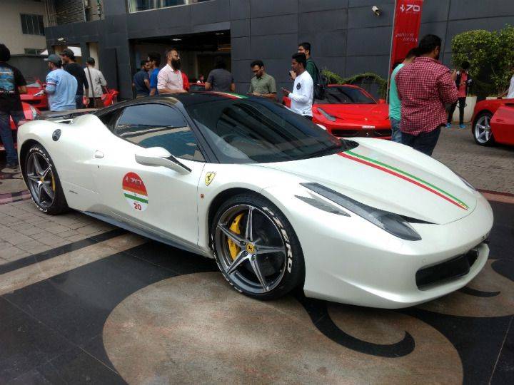 Ferrari 70th Anniversary Mumbai Drive Code Red Zigwheels