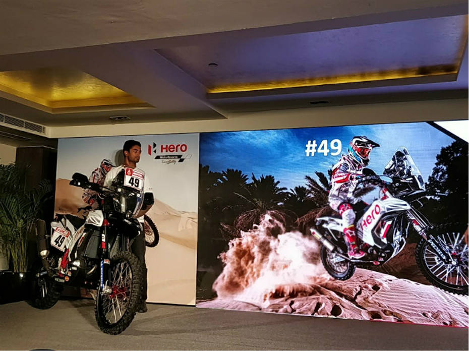 Hero MotoSports Showcases New Rally Bike Ahead Of 2018 Dakar Rally