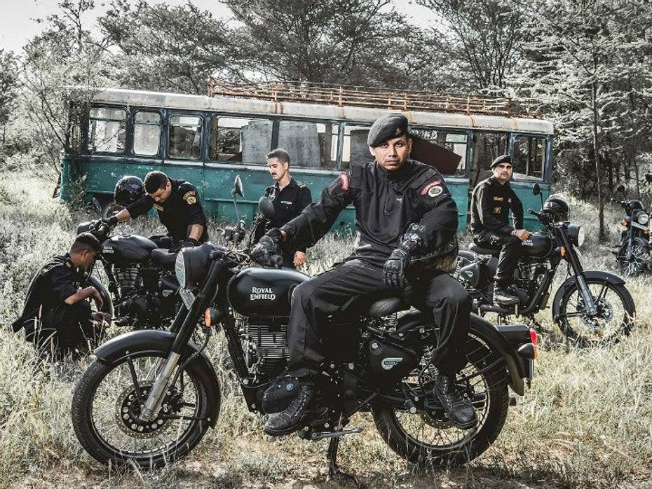 Royal Enfield Classic 500 Ridden By NSG Commandos Sold Out