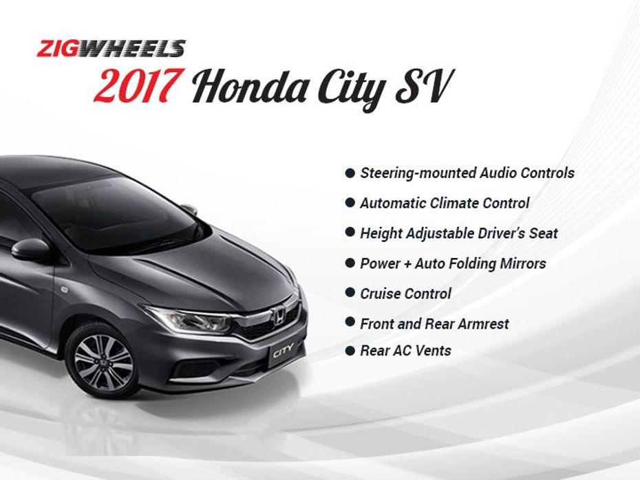 2017 Honda City SV