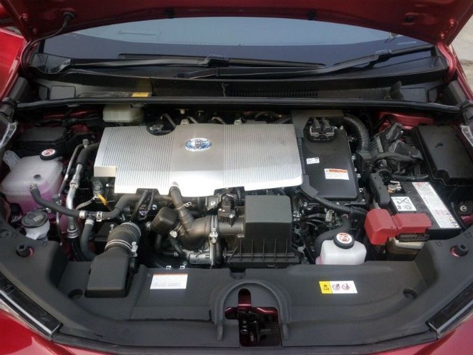 The heart of the new Prius - a 1.8-litre four cylinder petrol engine