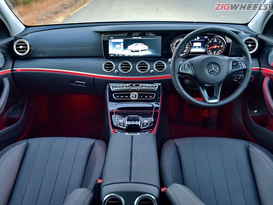 The interior is well laid out and luxurious