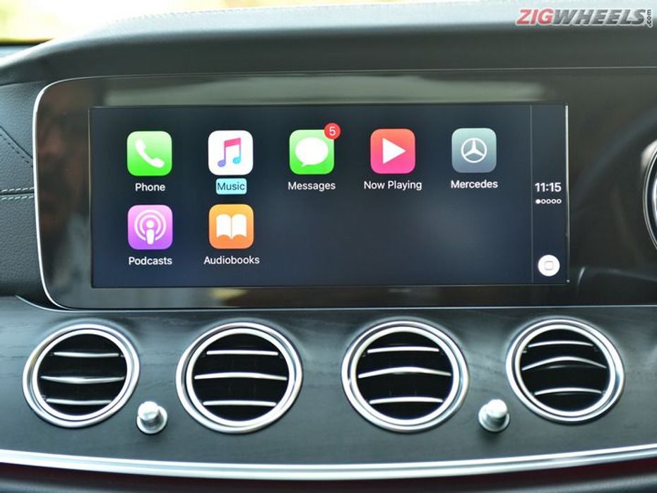 Apple CarPlay can be operated via COMAND only