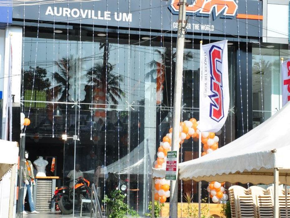 UM Motorcycles Inaugurates Its First Dealership In Pondicherry