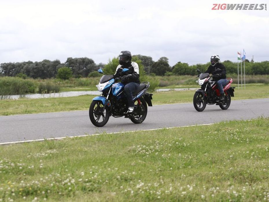 Hero MotoCorp Glamour 125: Action Pic