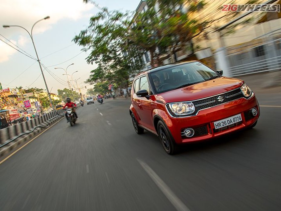 Maruti Ignis ride Maruti Ignis ride