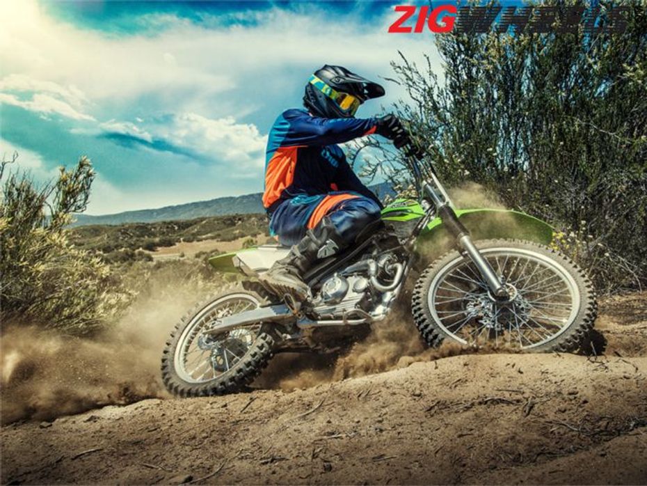 Kawasaki KLX140G off-roading bike is ideal for almost any level rider