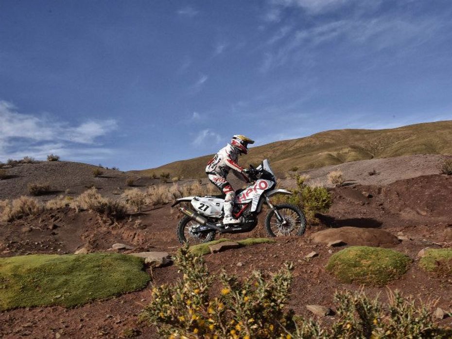 On his toes for Dakar