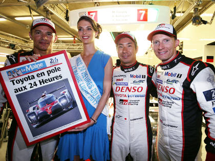 Toyota 2017 Le Mans Pole