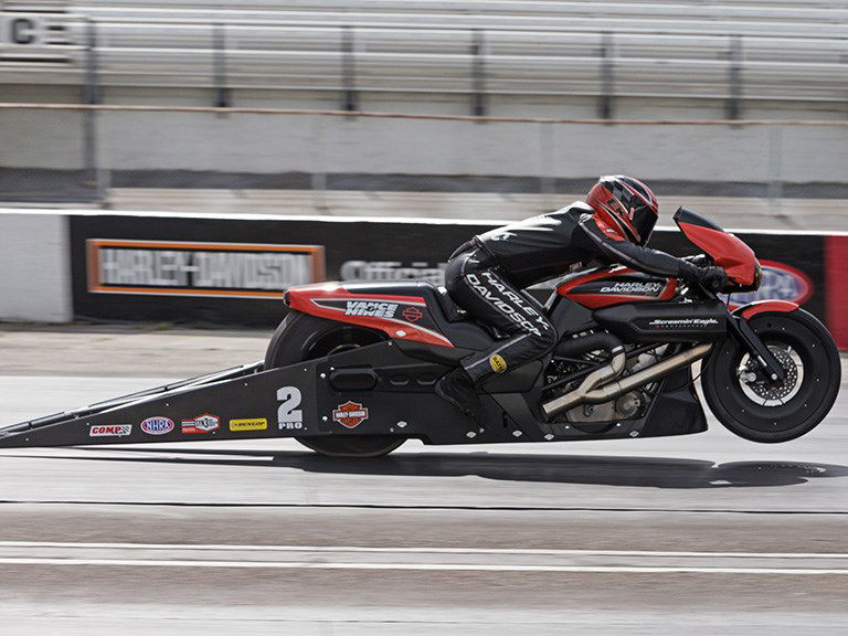 New Rod Harley-Davidson Comes Up With A Street Rod Drag Racer - ZigWheels