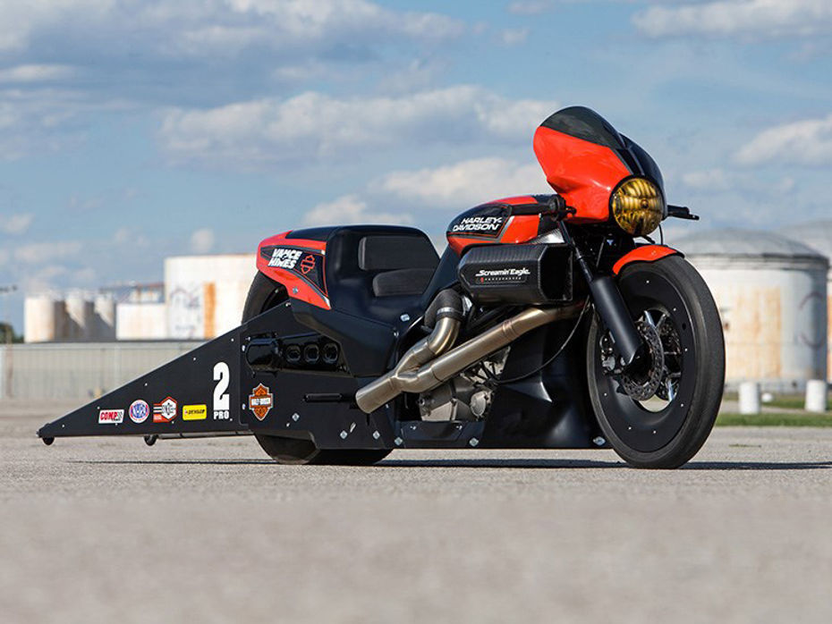 Harley-Davidson Comes Up With A Street Rod Drag Racer