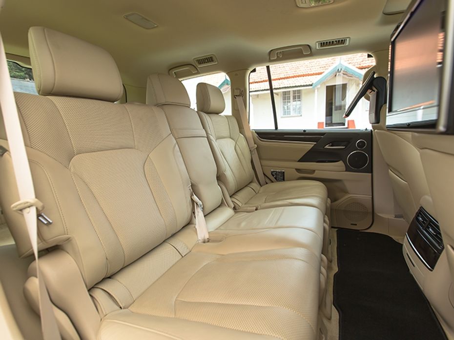 Lexus LX450d Review - Rear Seat Space