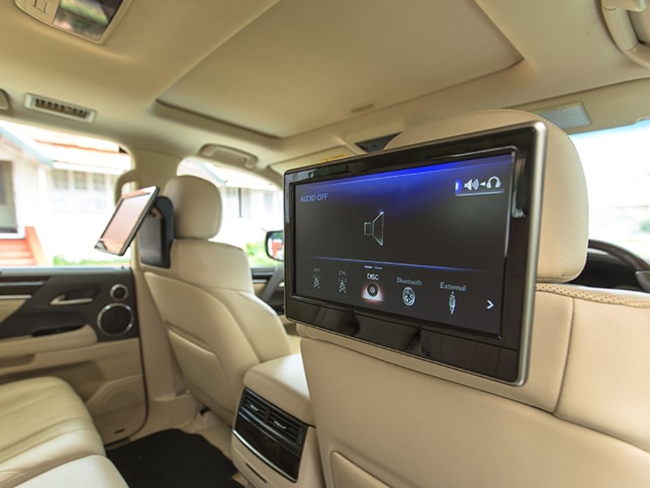 Lexus LX450d Review - Rear Seat Screen