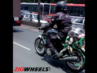 Upcoming Royal Enfield Twin-Cylinder Bike Spotted Testing
