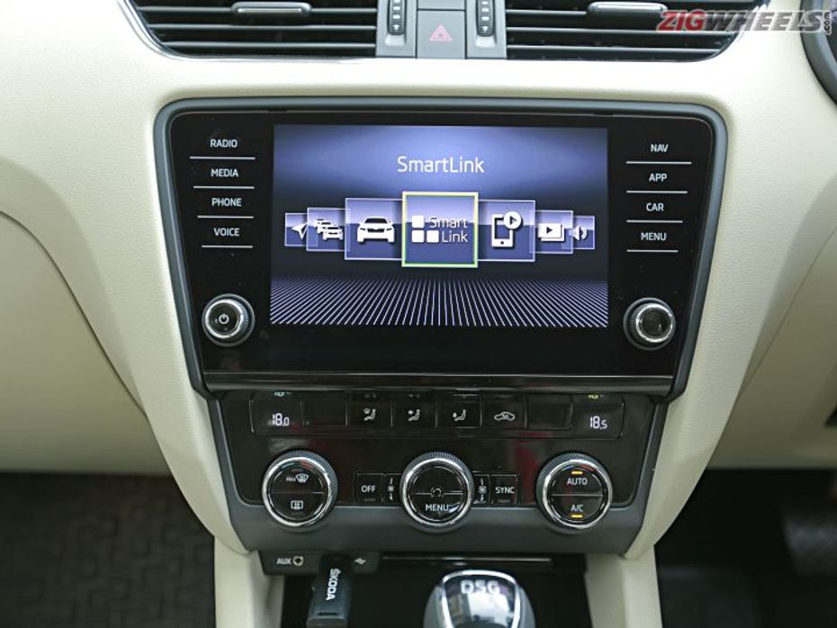Skoda Octavia Facelift Review - Touchscreen Infotainment System