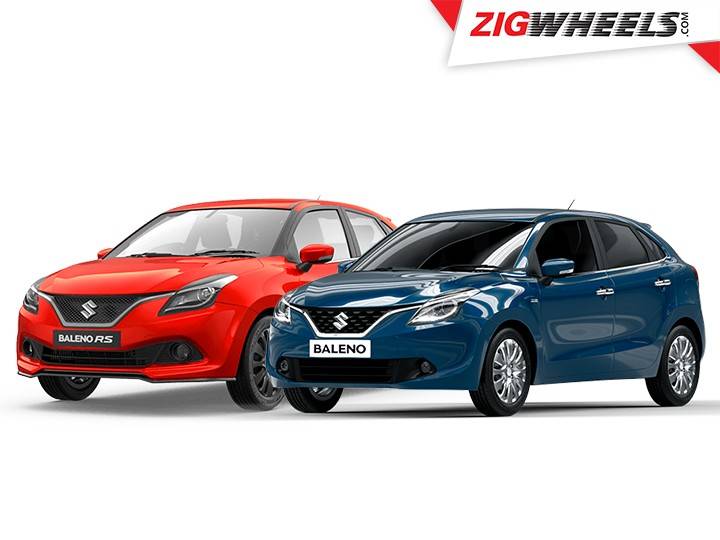 Maruti Baleno Rs Vs Baleno Alpha What S Different Zigwheels