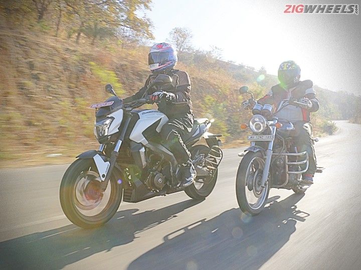 Bajaj Dominar 400 vs Royal Enfield Thunderbird 350 Bajaj Dominar 400 vs Royal Enfield Thunderbird 350