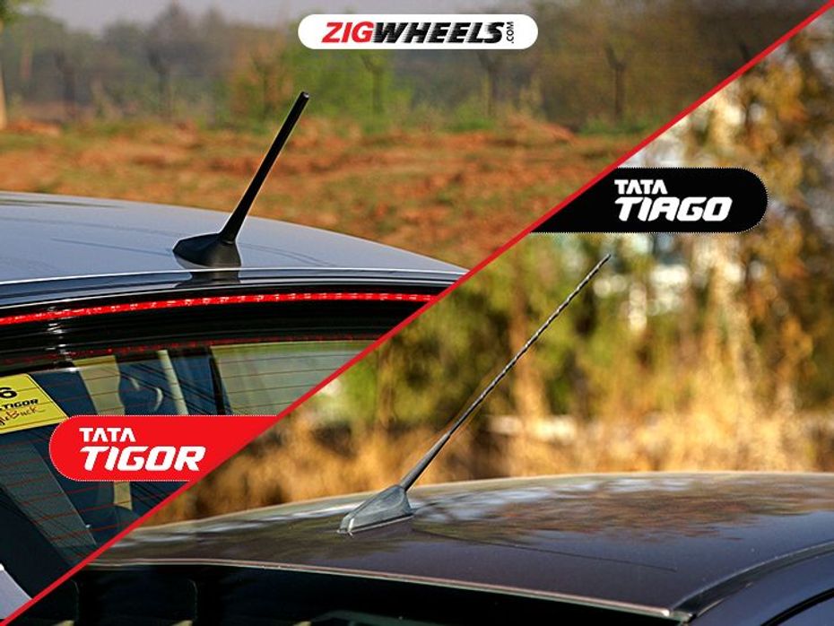 Tata Tiago vs Tigor - Antenna