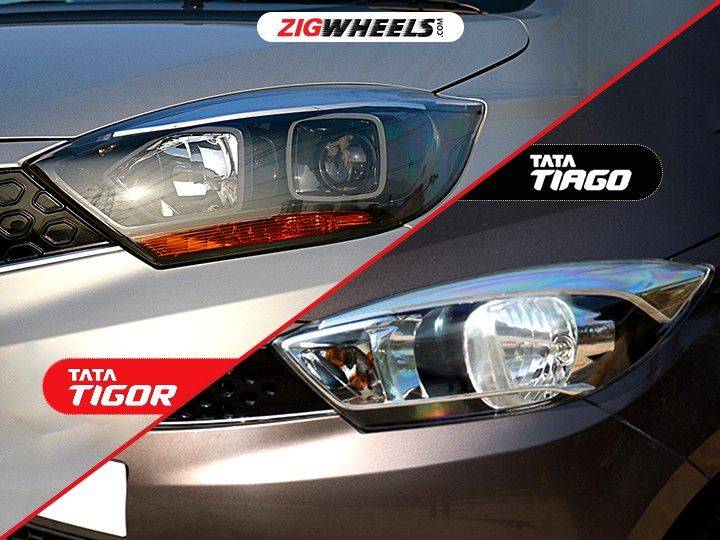 Tata Tigor Vs Tiago - Photo Comparison - ZigWheels