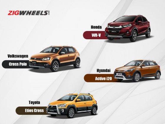 Comparison Honda Wrv Vs Active I Vs Cross Polo Vs Etios Cross Zigwheels