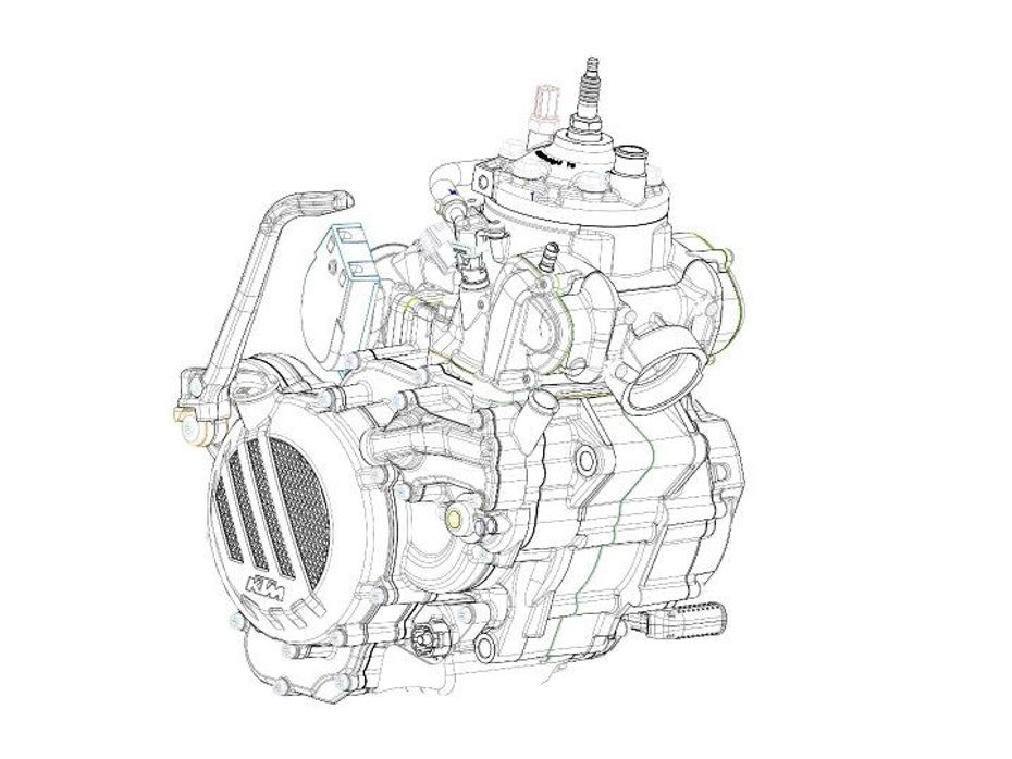 KTM TPI engine diagram