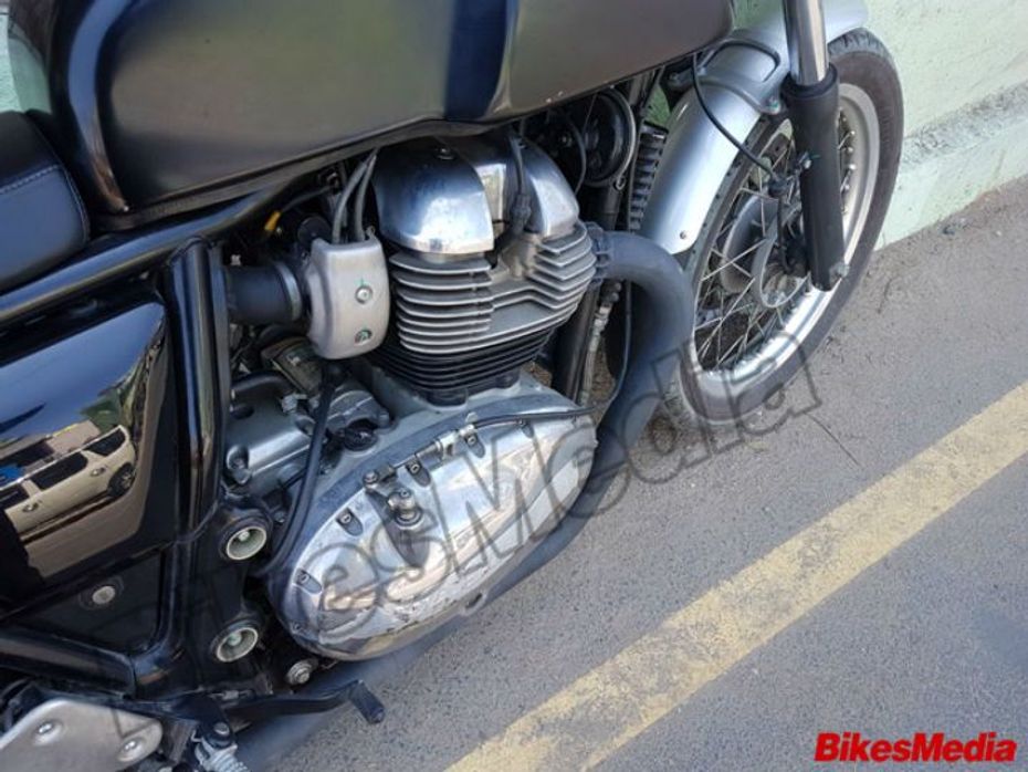 Royal Enfield 750cc bike engine zigwheels