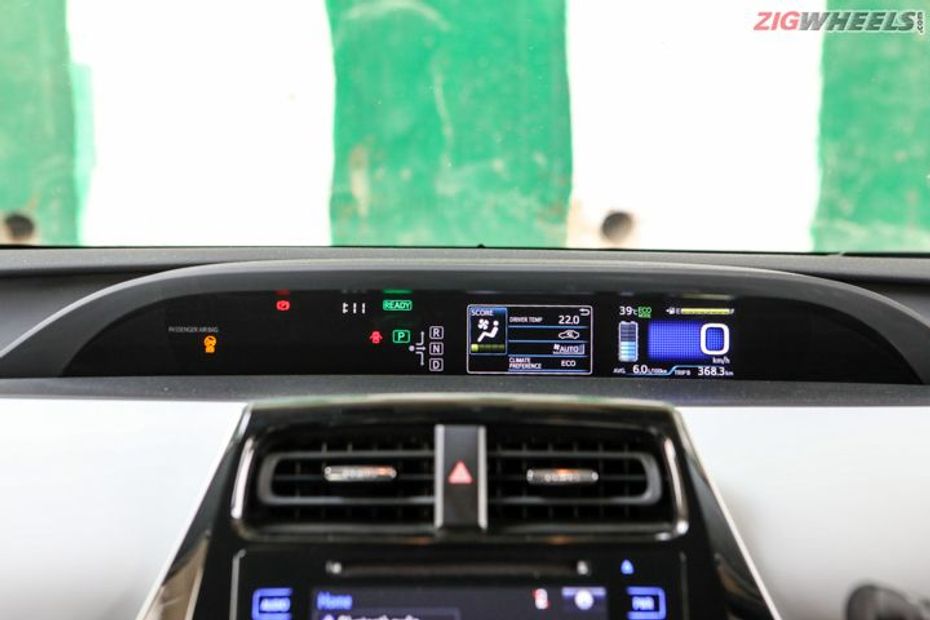 The instrument cluster displays ore info than you might need