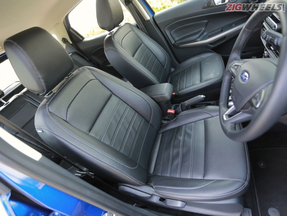 Ford EcoSport Facelift Front Cabin