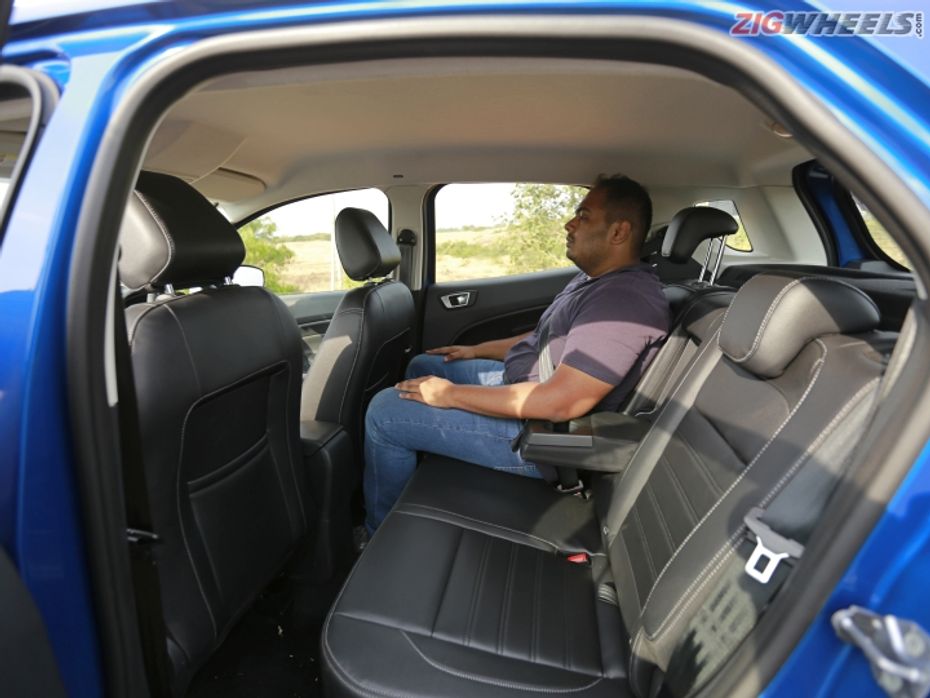 Ford EcoSport Facelift Cabin Space