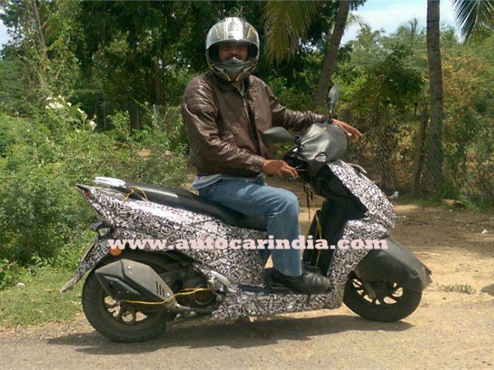 More Details Of New TVS Scooter Emerge