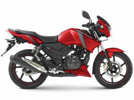 Tvs Apache Rtr Series Set To Paint It Red Zigwheels