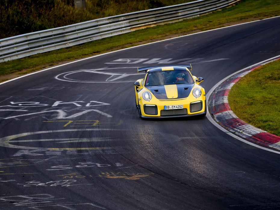 Porsche GT2 RS At Nurburgring Nordschleife