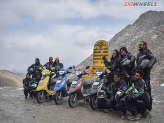 Conquering The Himalayas With The TVS Zest Girls Conquering The Himalayas With The TVS Zest Girls