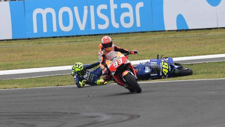 Rossi vs Marquez again
