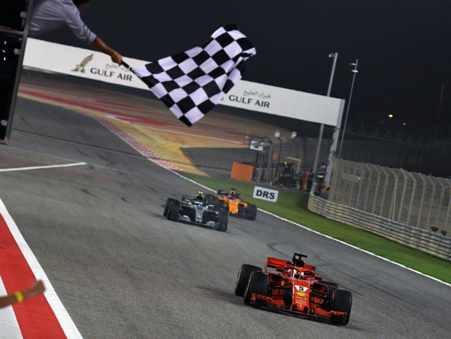 Sebastian Vettel Wins Eventful Bahrain Grand Prix