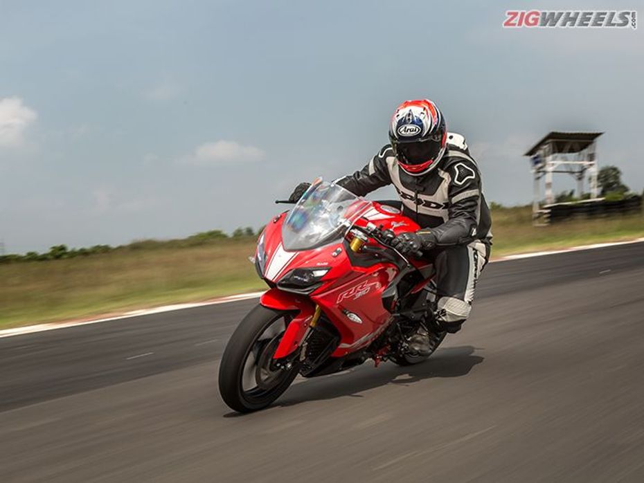 TVS To Launch Suspension Kit For Apache RR 31