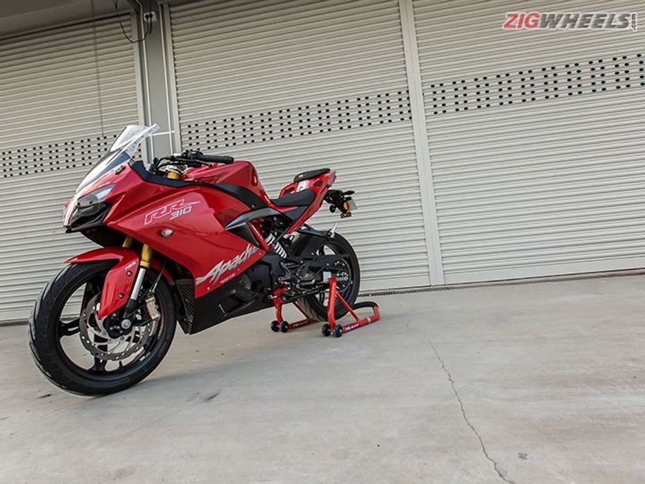 TVS To Launch Suspension Kit For Apache RR 31