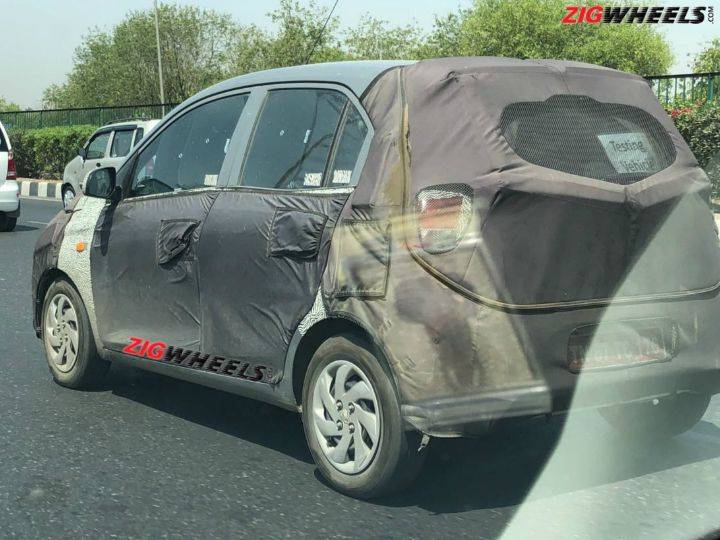 Hyundai Santro Spied Again