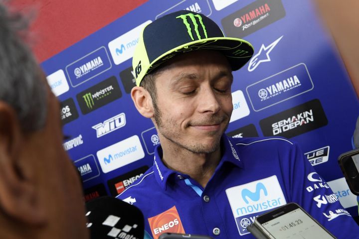 Rossi not happy