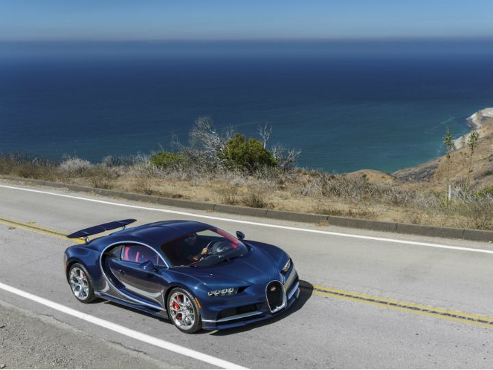 Bugatti Chiron on the road Bugatti Chiron on the road