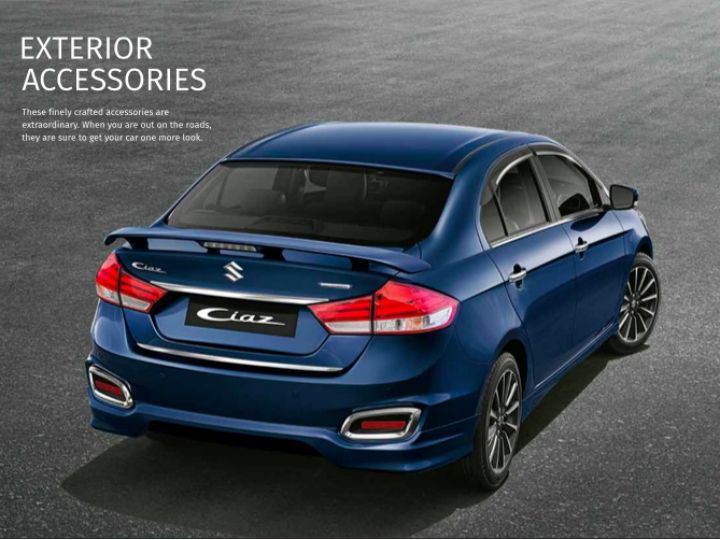 2018 Ciaz Facelift Accessories